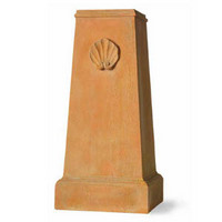 Fibreglass Pedestal Shell Motif